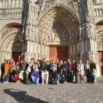 new student tour cathedral rouen